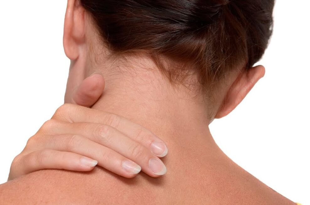 dolore al collo dovuto all'osteocondrosi